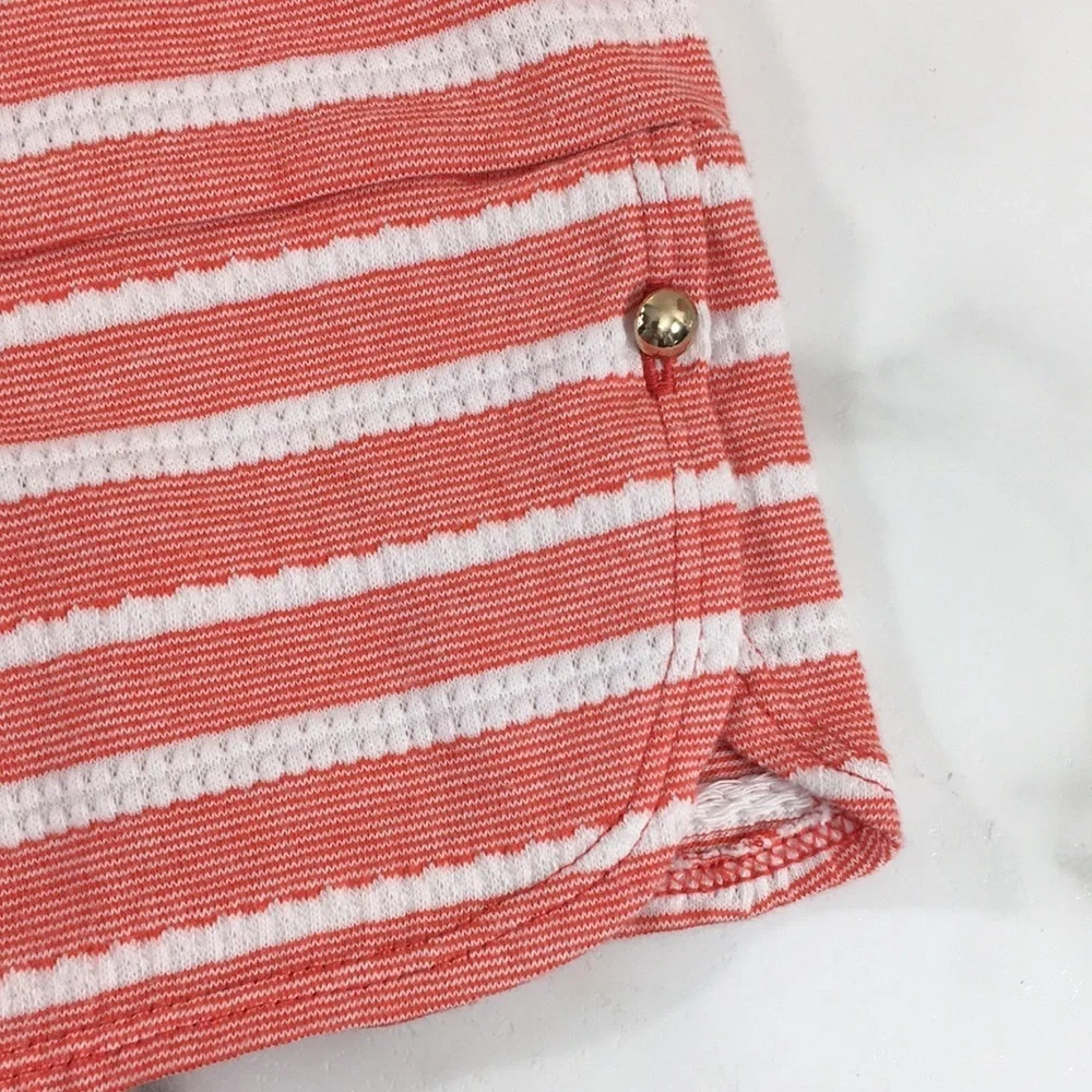 Zenergy Chico's Textured Envelope-Hem Tunic Top Womens‎ 4 XXL Red White Stripe - Picture 11 of 12